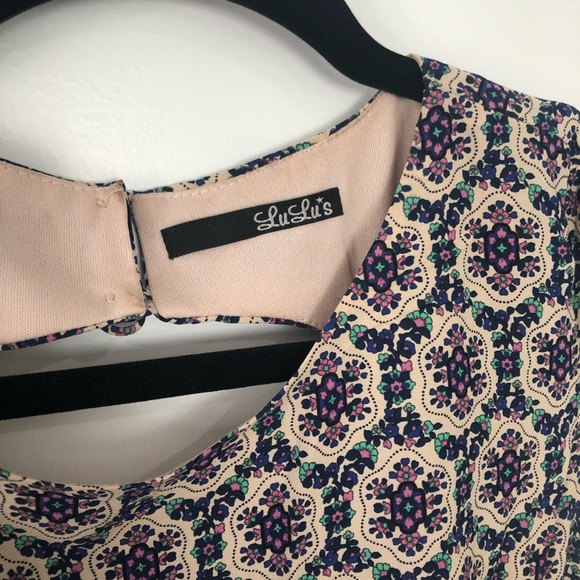 Lulus Pattern Mini Dress - Picture 3 of 4